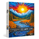 Dreamy Mountains Rivers Jigsaw Puzzle 1000 Pieces