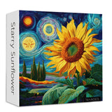 Sternenhaftes Sonnenblumen-Puzzle 1000 Teile