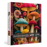 Puzzle Champignon Quilt 1000 pièces