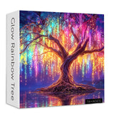 Glow Rainbow Tree Jigsaw Puzzle 1000 Pieces
