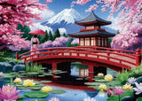Fuji Park Jigsaw Puzzle 1000 Pieces