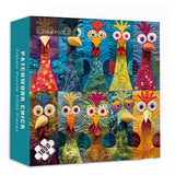 Patchwork Chick Jigsaw Puzzle 1000 Piece