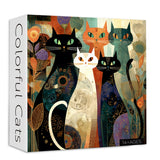 Puzzle di Gatti Colorati 1000 Pezzi