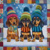 Winter Dachshunds Jigsaw Puzzles 1000 Pieces