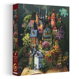 Book Page Town Jigsaw Puzzle 1000 Pieces