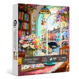 Puzzle del cottage del canale dell'ora del tè, 1000 pezzi