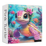 Puzzle en forme de tortue rose 1000 pièces