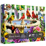 Floral Aviary Jigsaw Puzzle 1000 Pieces