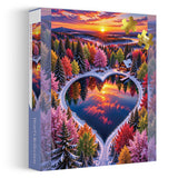Herz Reflexion Puzzle 1000 Stück
