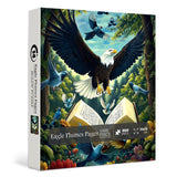Eagle Plumes Pages Jigsaw Puzzle 1000 Pieces