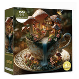Pilz-Teetasse-Puzzle 1000 Teile
