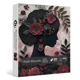 Floral Silhouette Jigsaw Puzzle 1000 Pieces
