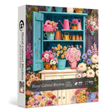 Puzzle ritmico con armadietto floreale, 1000 pezzi