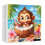 Puzzle de rêve de l'île des singes 1000 pièces
