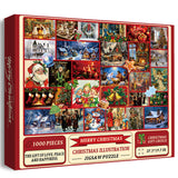 Christmas Illustration Jigsaw Puzzle 1000 Pieces