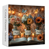Cozy Flower Vases Jigsaw Puzzle 1000 Pieces