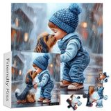 Friendly Kiss Jigsaw Puzzles 1000 Pieces