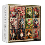 Gnome Holiday Quilt Quilt puzzle puzzle 1000 pezzi
