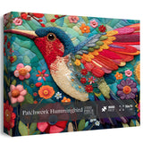 Patchwork Hummingbird Jigsaw Puzzle 1000 Piece