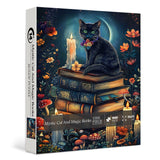 Mystic Cat And Magic Books Jigsaw Puzzle 1000 Pieces