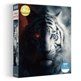 Puzzle Tigre Azzurra Cremisi 1000 Pezzi