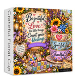 Grateful Floral Cup Jigsaw Puzzle 1000 Pieces