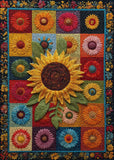 Sunflowers Patchwork Jigsaw Puzzle 1000 Piece