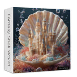 Puzzle en forme de coquillage dans un monde fantastique 1000 pièces