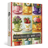 Blooming Teacups Jigsaw Puzzle 1000 Pieces