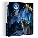 Star Night Wolf Jigsaw Puzzle 1000 Pieces