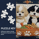 Puppy Feast Jigsaw Puzzle 1000 Piece