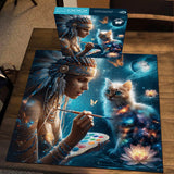 Painted Galaxy Jigsaw Puzzle 1000 Pieces
