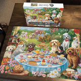 Picnic PupsJigsaw Puzzle 1000 Pieces