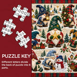 Winter Gnomes Gathering Jigsaw Puzzle 1000 Pieces