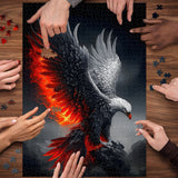 Crimson Flame Eagle Puzzle 1000 Teile