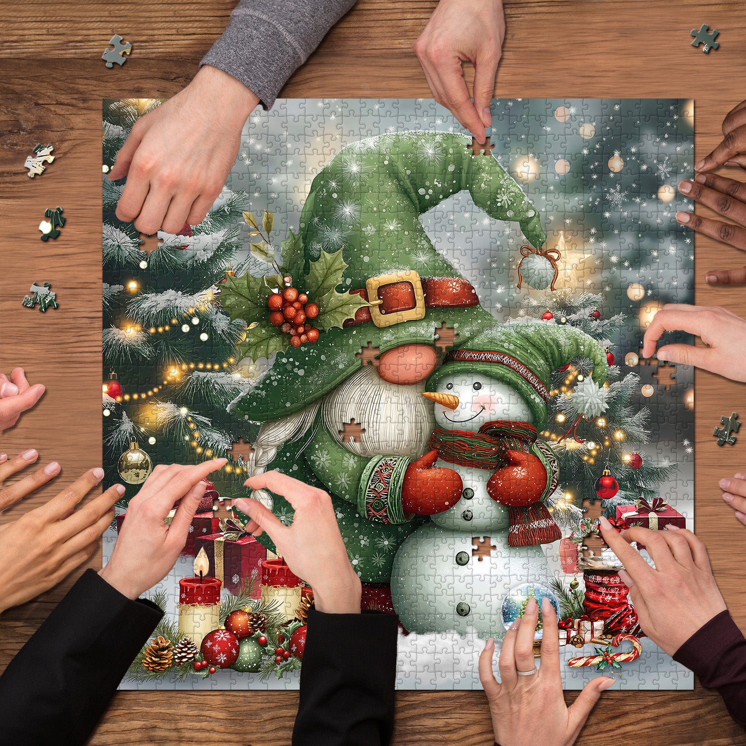 Mattoncini Puzzle Grafica Family Personalizzato con Personaggi e Nomi Mattoncini Puzzle Grafica Family Personalizzato con Personaggi e Nomi