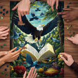 Eagle Plumes Pages Jigsaw Puzzle 1000 Pieces