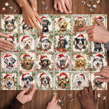 Christmas Puppy Jigsaw Puzzles 1000 Pieces