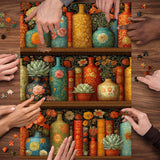 Puzzle Bibliothèque Blooming 1000 Pièces