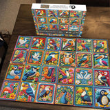 Colorful Bird Patchwork Jigsaw Puzzle 1000 Pieces