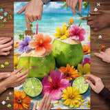 Coconut Breeze Jigsaw Puzzle 1000 Pieces