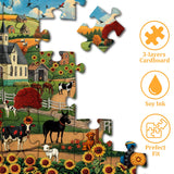 Sunlit Farm Jigsaw Puzzle 1000 Pieces