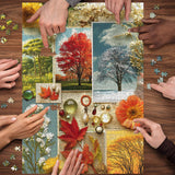 Letters of the Seasons Jigsaw Puzzle 1000 Pieces