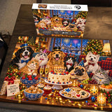 Weihnachten Pet Party Puzzle 1000 Stück