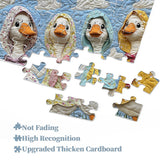 Puzzle en forme de canards en patchwork - 1000 pièces