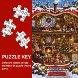 Weihnachten Apple Buchhandlung Puzzle 1000 Stück