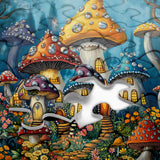 Enchanted Mushroom Village Jigsaw Puzzles 1000 Pieces