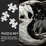 Elephant's Journey Jigsaw Puzzle 1000 Pieces