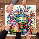 Monster Family Jigsaw Puzzle 1000 Pieces