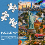 America Landmarks Journey Jigsaw Puzzle 1000 Pieces